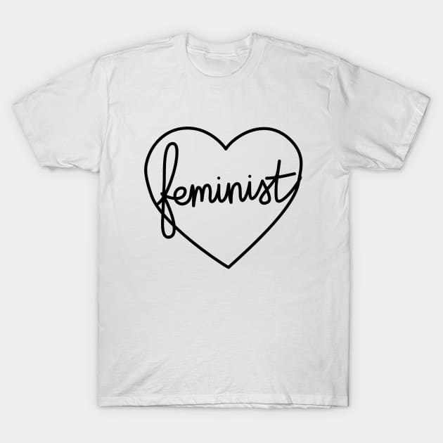 Feminist Hand Lettered T-Shirt by Me And The Moon